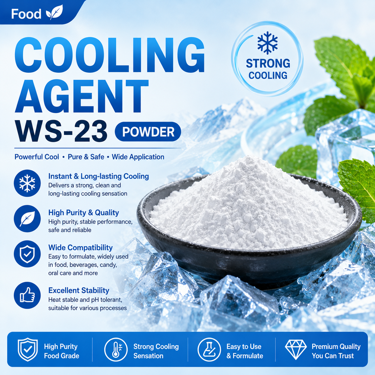 WS-23 Cooling Agent Powder